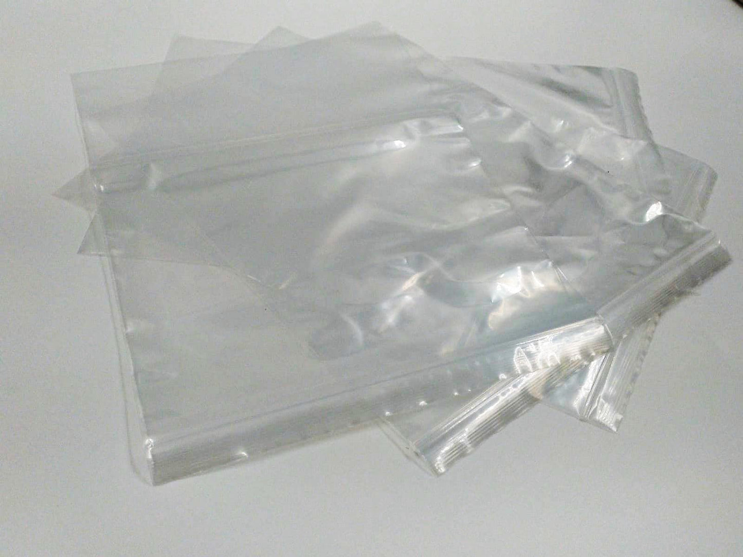 Bustine trasparenti con zip minigrip richiudibile a binario - cm 25,40*38.10 - (inches 10*15) Confezione 1 kg