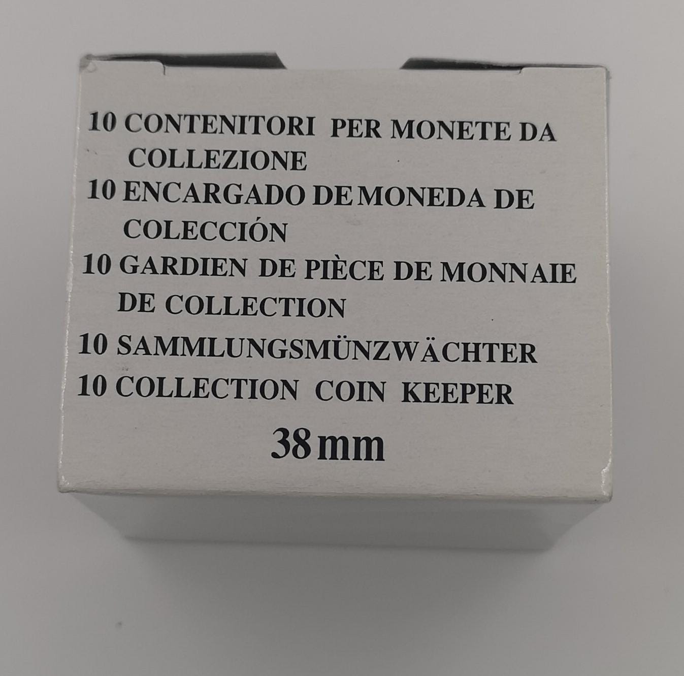 ART. CAPSULE PER MONETE DA mm38