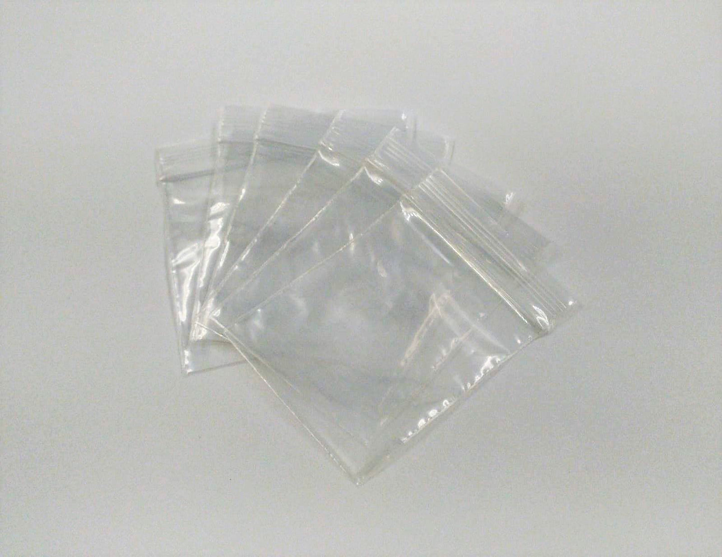 Bustine trasparenti con zip minigrip richiudibile a binario - cm 6*8 - Confezione 1 kg