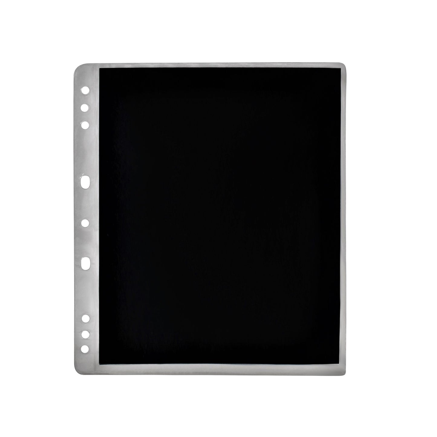ART. F1 - CONFEZIONE DI 10 FOGLI A 1 TASCA APERTURA ALTO IN PVC SENZA PLASTIFICANTE 20,5*25