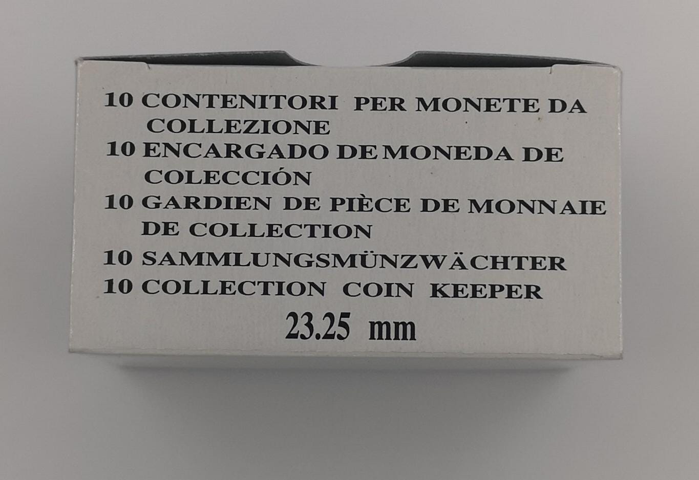 ART. CAPSULE PER MONETE DA 1 EURO - mm23,25