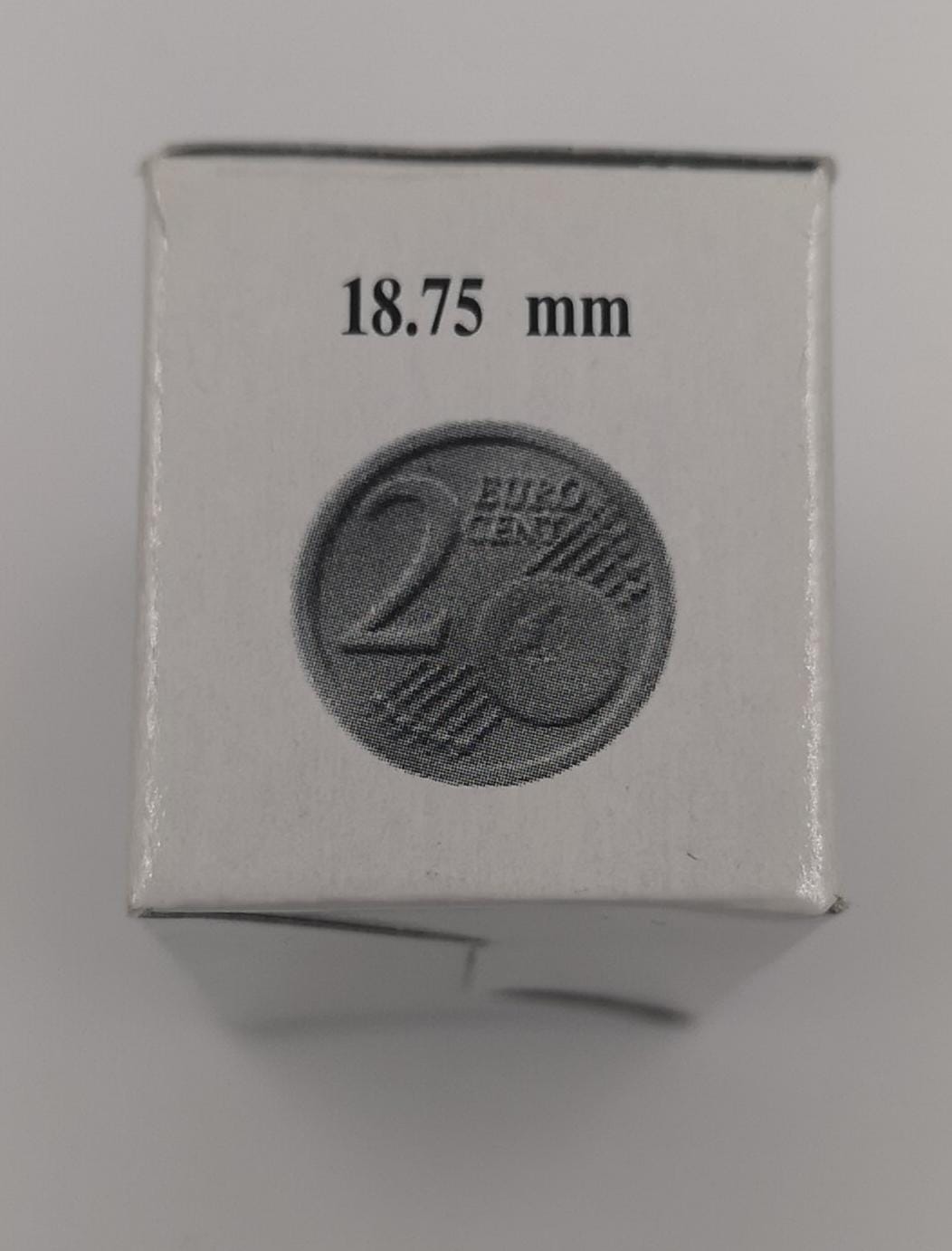ART. CAPSULE PER MONETE DA 2 cent - mm18,75