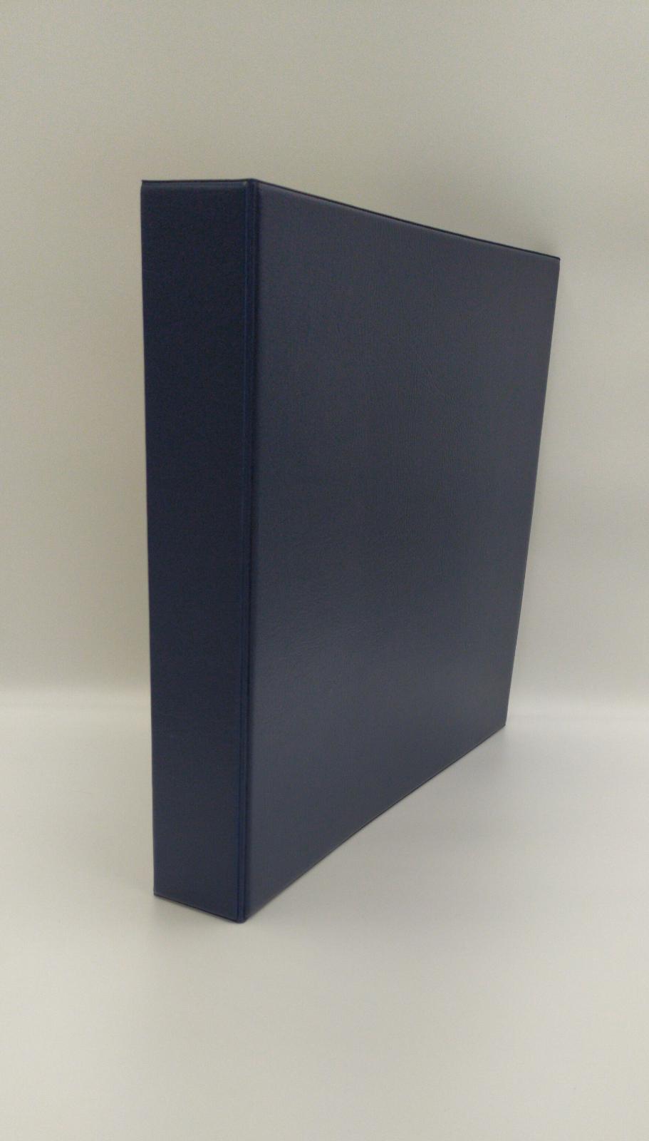 ART. CG BLU - COPERTINA GIGANTE PER INSERIRE FOGLI CARTOLINE A 6 SCOMPARTI 35*39*4,5