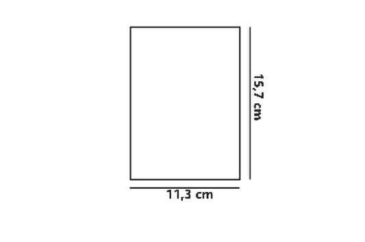 BUSTINE TRASPARENTI SOTTILI SENZA ADESIVO cm 11,3*15,7 IN CONFEZIONE DA 100PCS