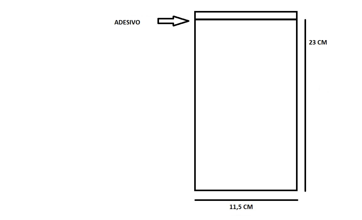 Bustine trasparenti con strip adesivo - Cm 11,5*23 confezione 1kg