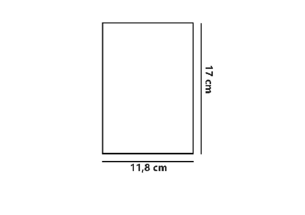 BUSTINE TRASPARENTI SOTTILI SENZA ADESIVO cm 11,8*17 IN CONFEZIONE DA 100PCS