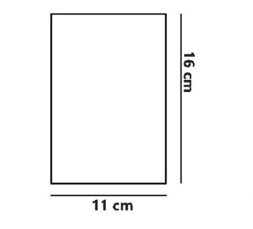 BUSTINE TRASPARENTI SOTTILI SENZA ADESIVO cm 11*16 IN CONFEZIONE DA 100PCS