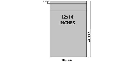 Bustine trasparenti con strip adesivo - Cm 30,48*35,56 Inches 12*14 confezione 1kg