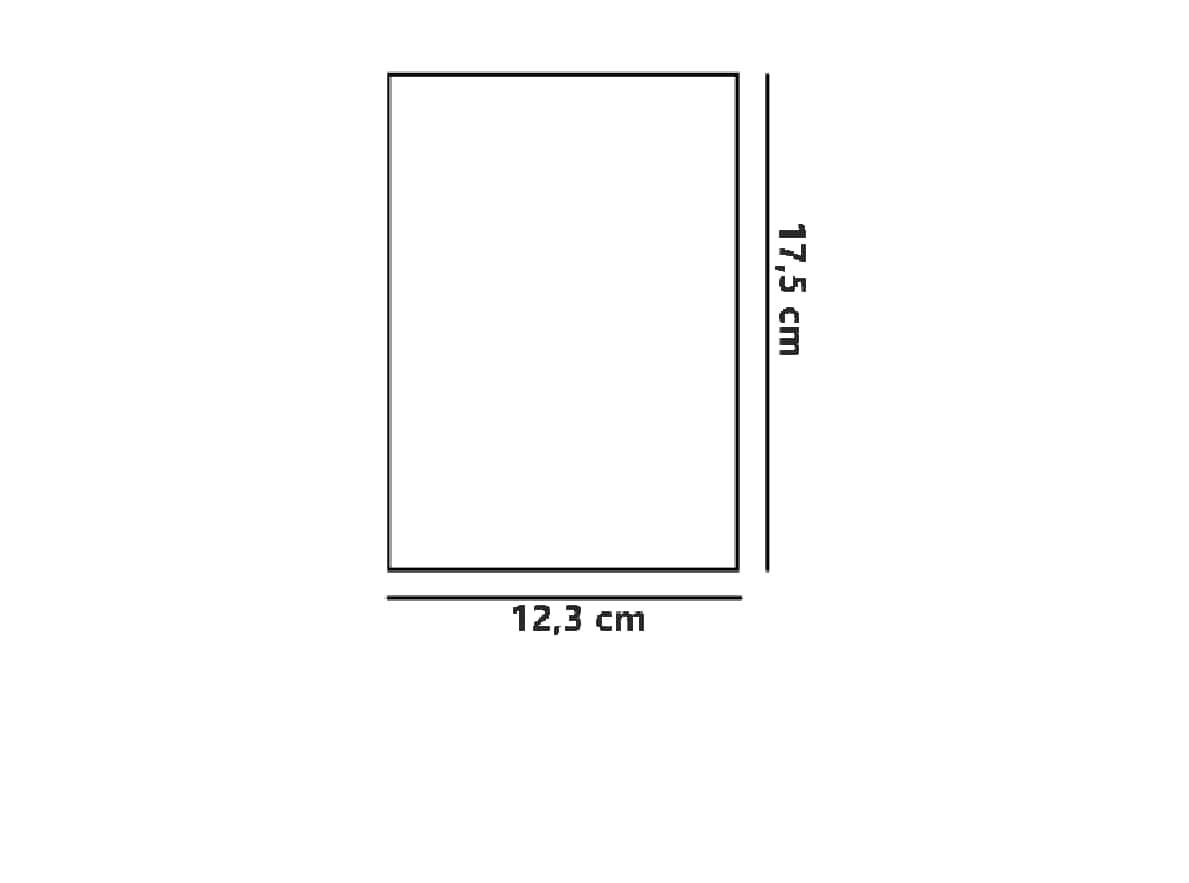 BUSTINE TRASPARENTI SOTTILI SENZA ADESIVO cm 12,3*17,5 IN CONFEZIONE DA 100PCS