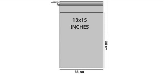 Bustine trasparenti con strip adesivo - Cm 33,02*38,10 Inches 13*15 confezione 1kg