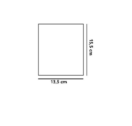 BUSTINE TRASPARENTI SOTTILI SENZA ADESIVO cm 13,5*15,5 IN CONFEZIONE DA 100PCS