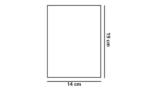 BUSTINE TRASPARENTI SOTTILI SENZA ADESIVO cm 14*19 IN CONFEZIONE DA 100PCS