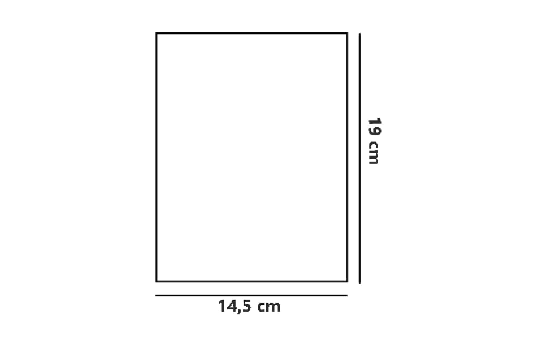 BUSTINE TRASPARENTI SOTTILI SENZA ADESIVO cm 14,5*19 IN CONFEZIONE DA 100PCS
