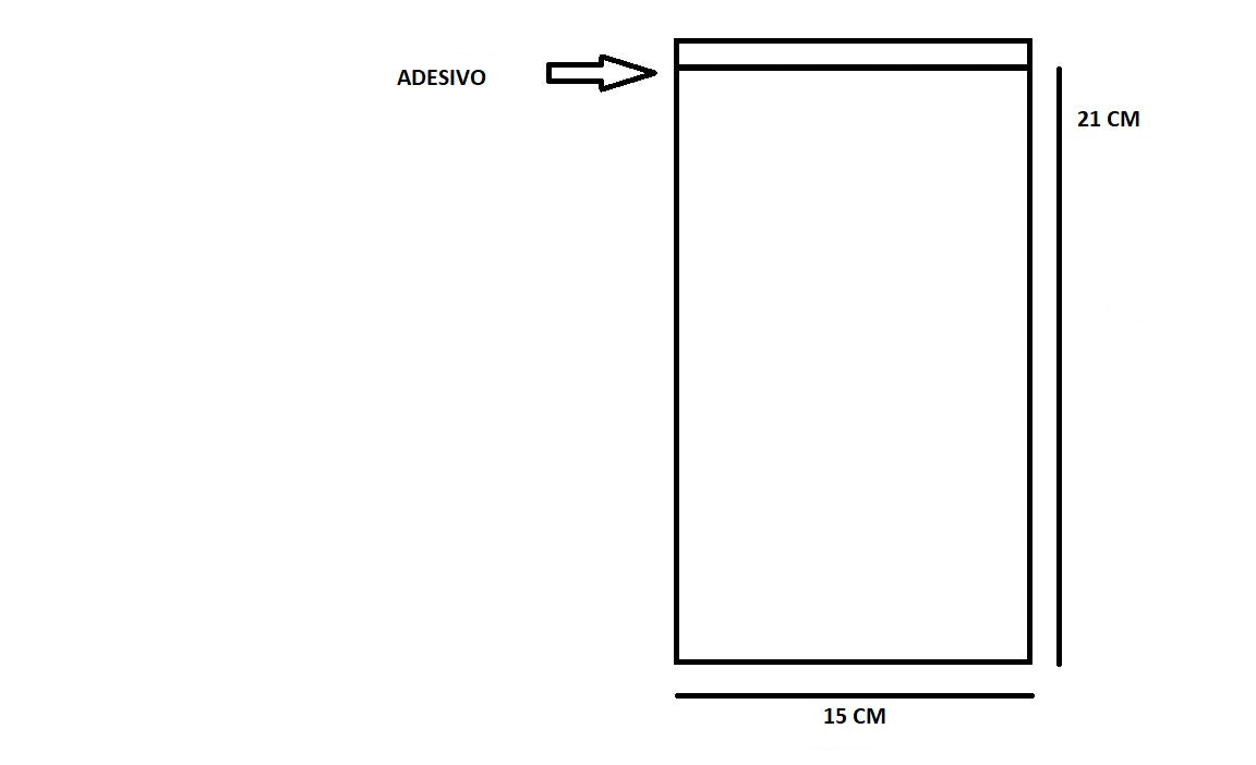 Bustine trasparenti con strip adesivo - Cm 15*21 confezione 1kg