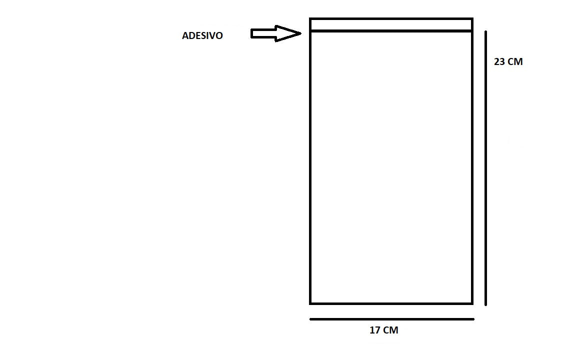 Bustine trasparenti con strip adesivo - Cm 17*23 confezione 1kg