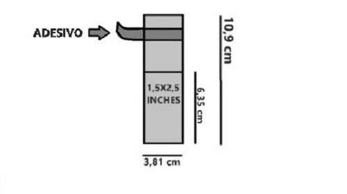 Bustine trasparenti con strip adesivo - cm 3,81*6,35 - (Inches 1,5*2,5) - confezione 1kg