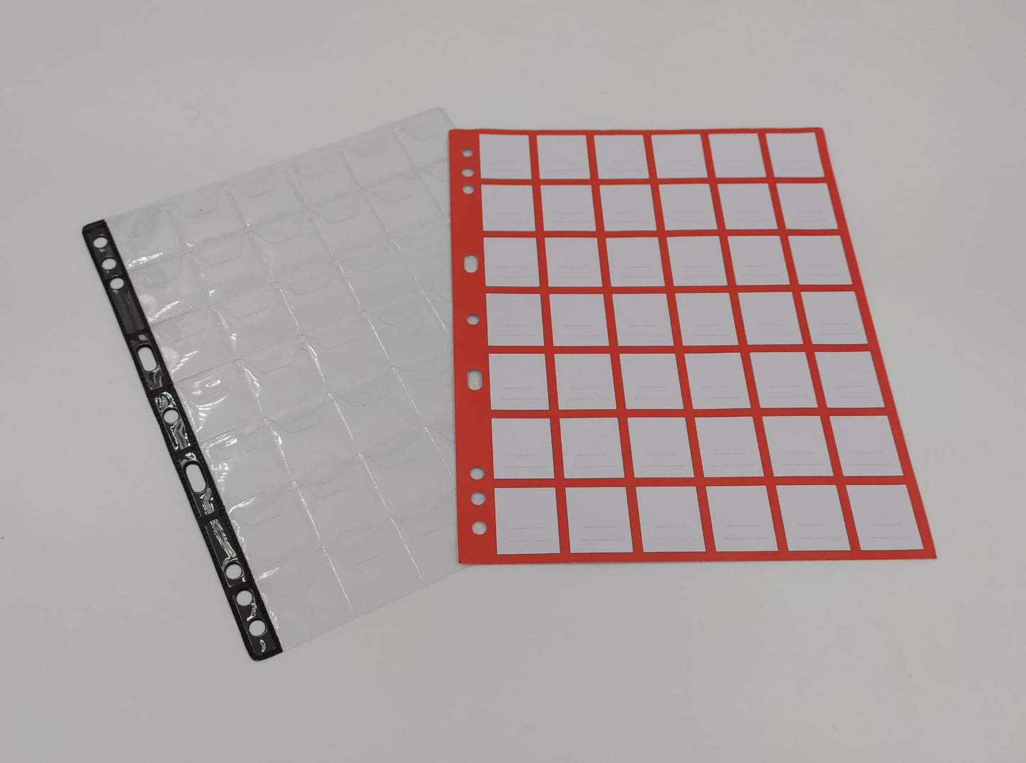 ART. FMG42 - FOGLI PER MONETE  A 42 CASELLE