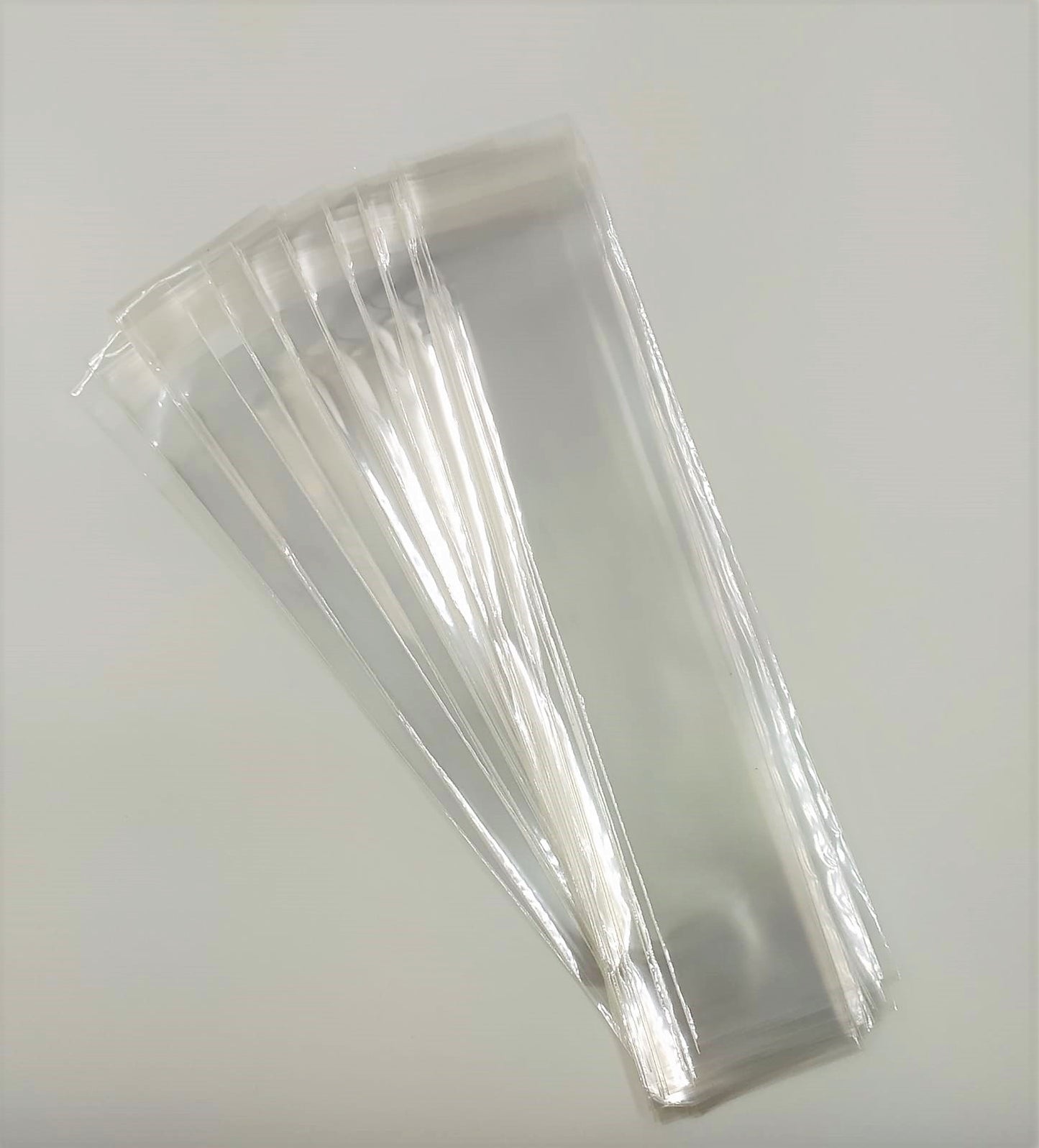Bustine trasparenti con strip adesivo - cm 6,35*25,40 - (Inches 2,5*10) - confezione 1kg