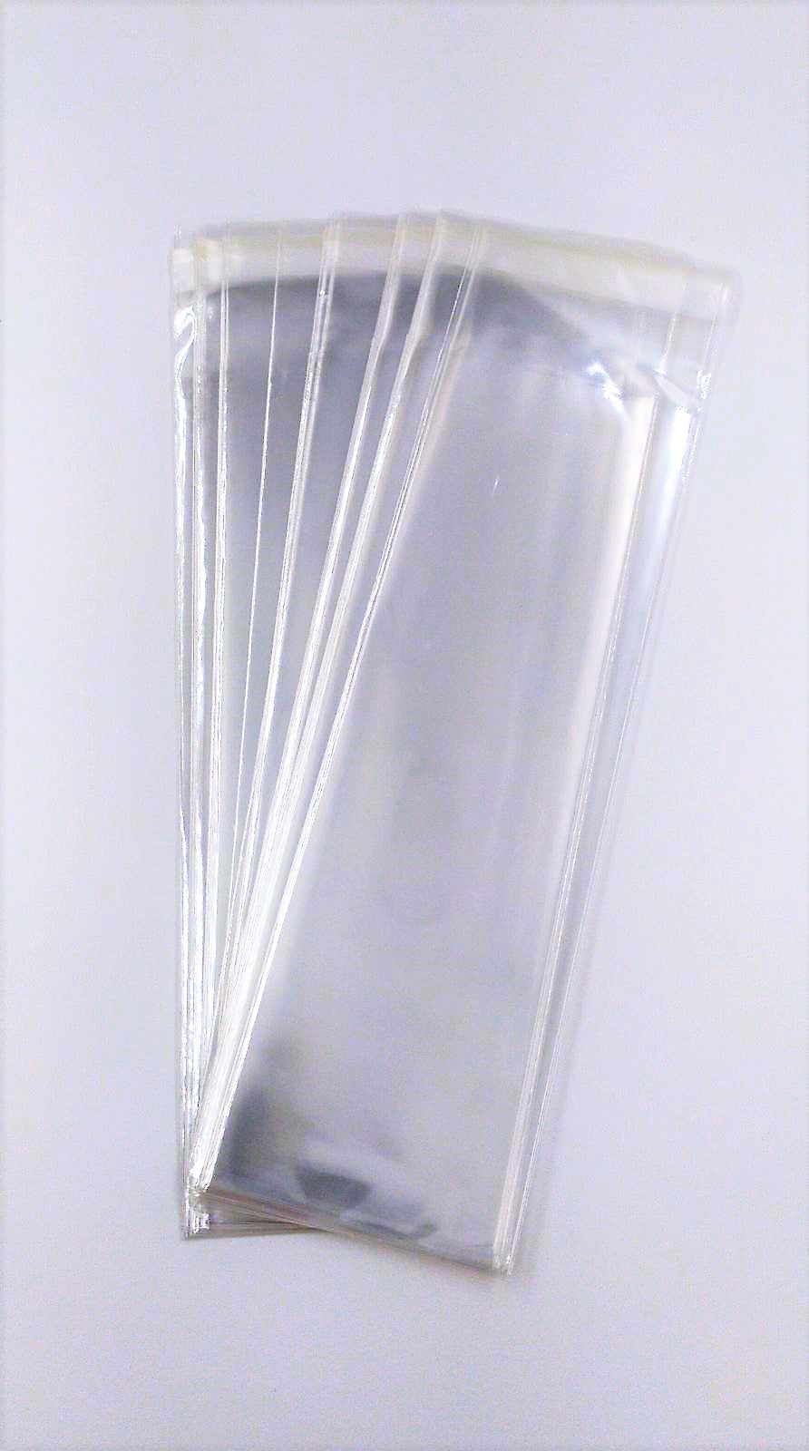 Bustine trasparenti con strip adesivo - Cm 6,35*20,32 Inches 2,5*8 confezione 1kg