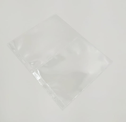 CONFEZIONE DA 50 FOGLI A 2 TASCHE PER CARTOLINE
