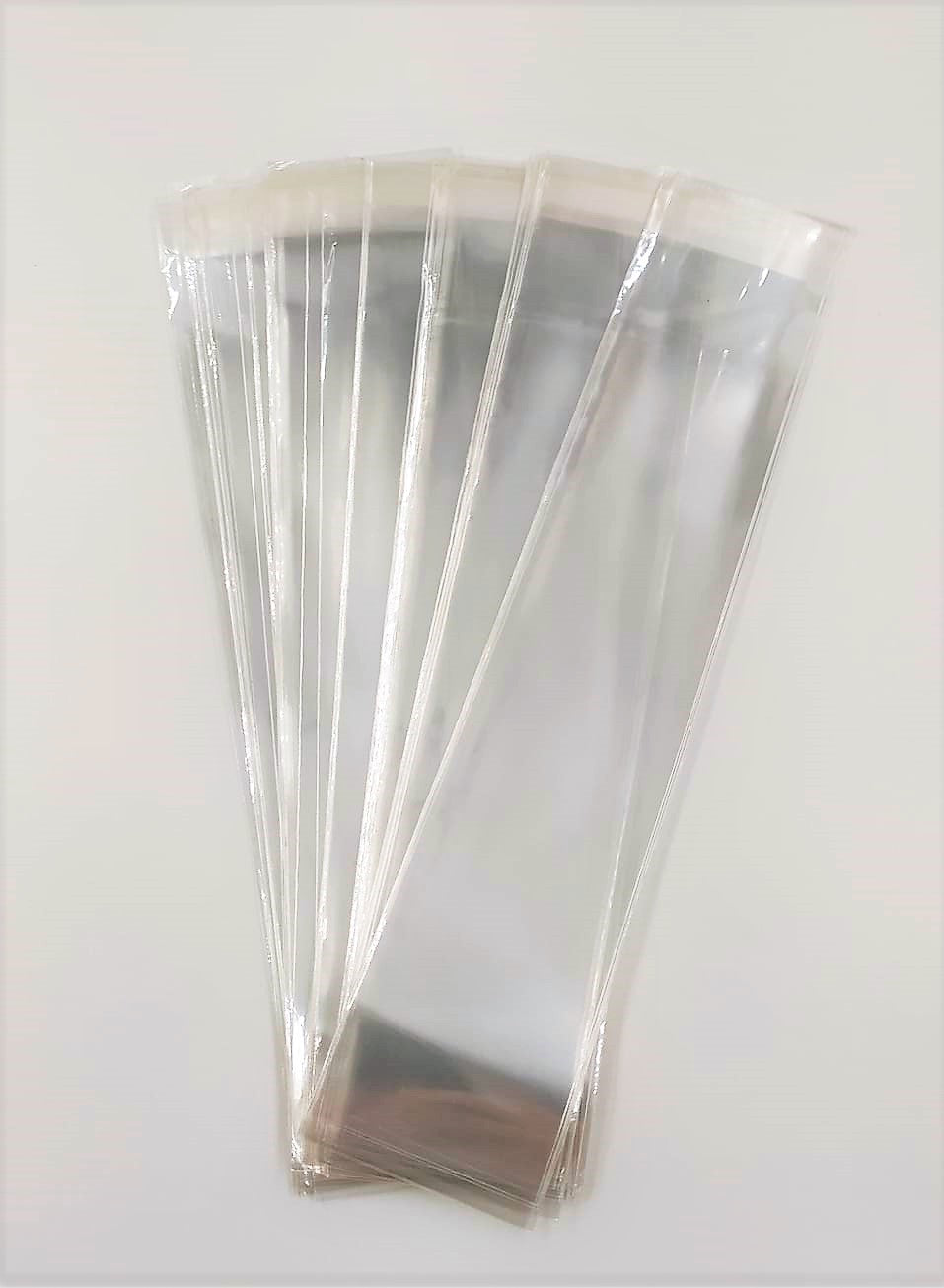 Bustine trasparenti con strip adesivo - cm 5,08*20,32 - (Inches 2*8) - confezione 1kg