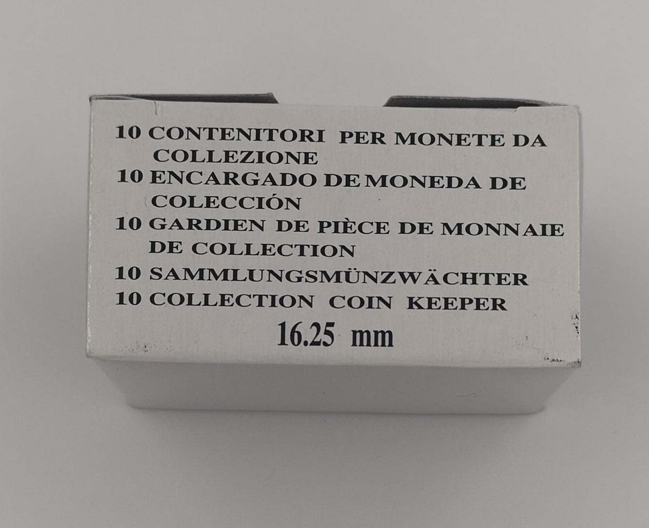 ART. CAPSULE PER MONETE DA 1 cent - mm16,25