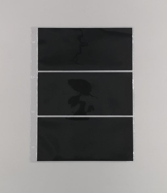 ART. FG3 - 10 FOGLI FORMATO A 3 TASCHE CON CARTA NERA ESTRAIBILE 23,6*30,6