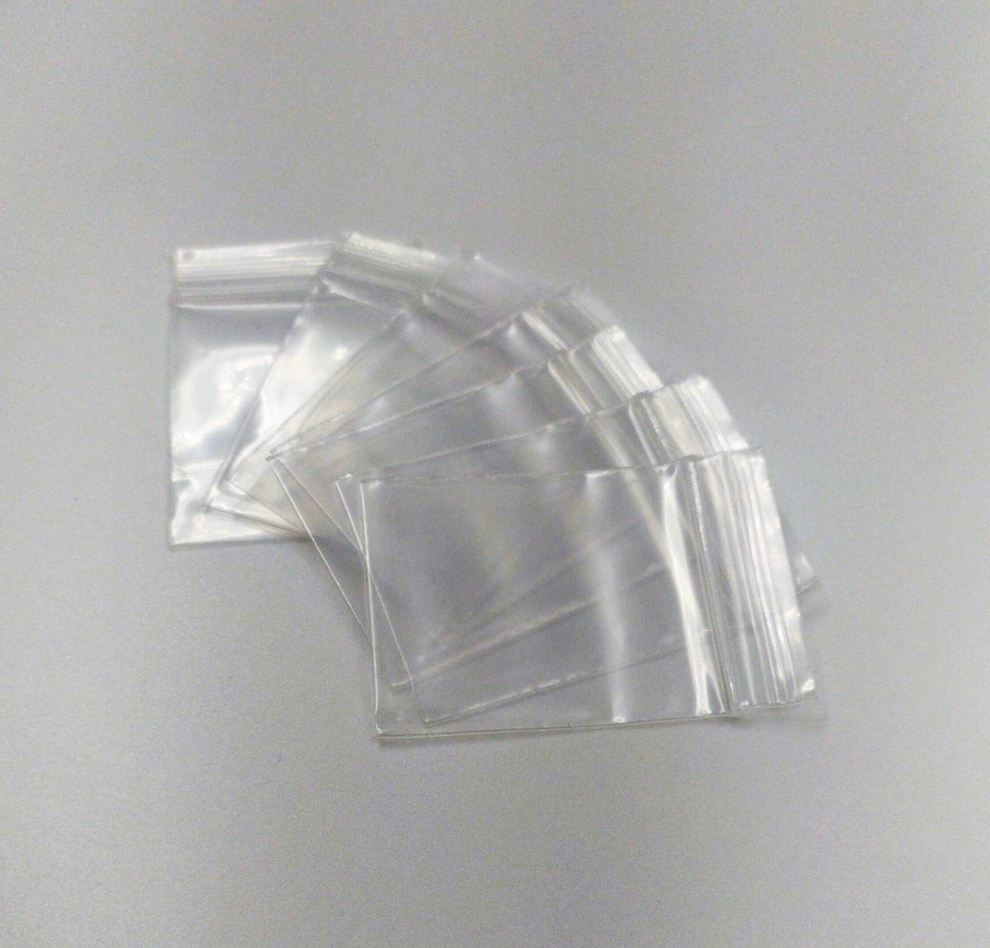 Bustine trasparenti con zip minigrip richiudibile a binario - cm 4*6 - Confezione 1 kg