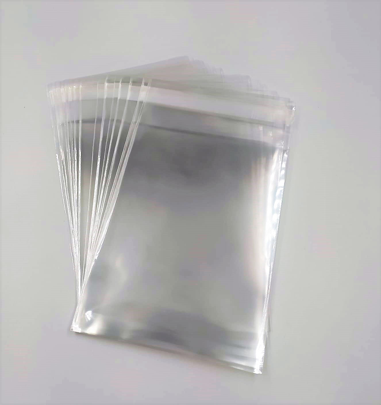 Bustine trasparenti con strip adesivo - cm 11,43*15,24 - (Inches 4,5*6) - confezione 1kg