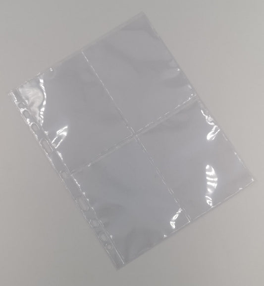 CONFEZIONE DA 50 FOGLI A 4 TASCHE PER SANTINI