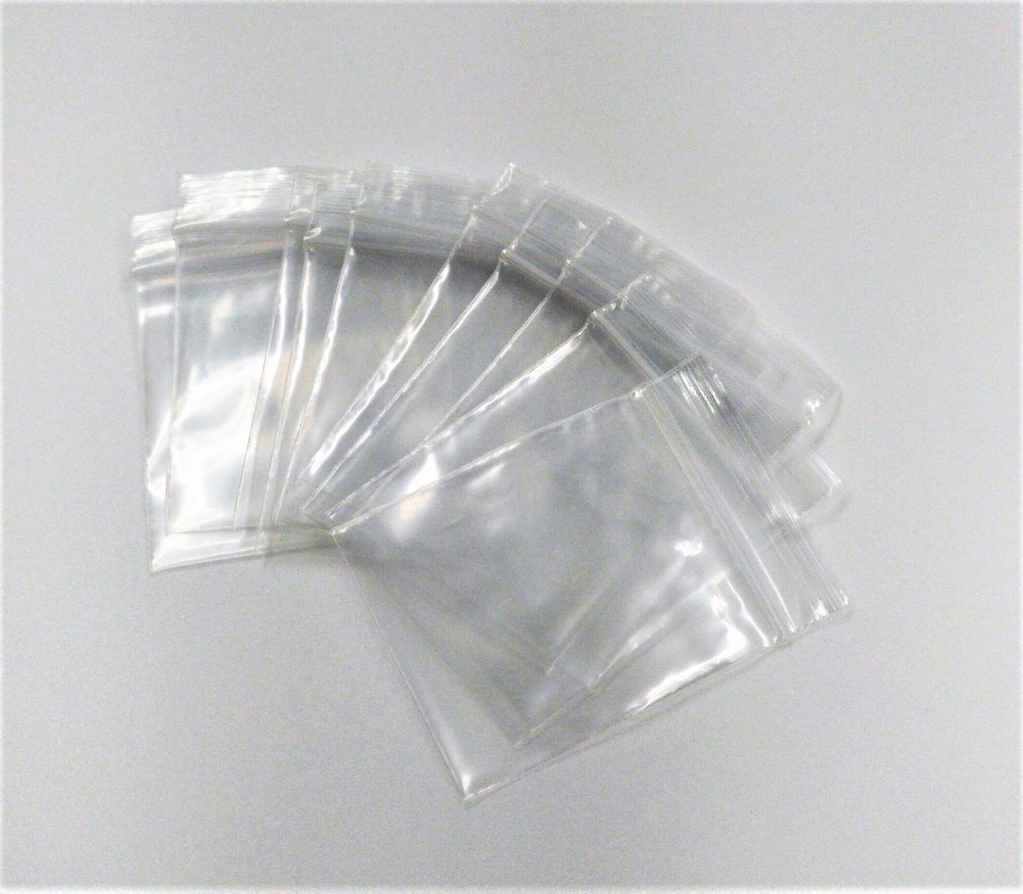 Bustine trasparenti con zip minigrip richiudibile a binario - cm 5*7 - Confezione 1 kg
