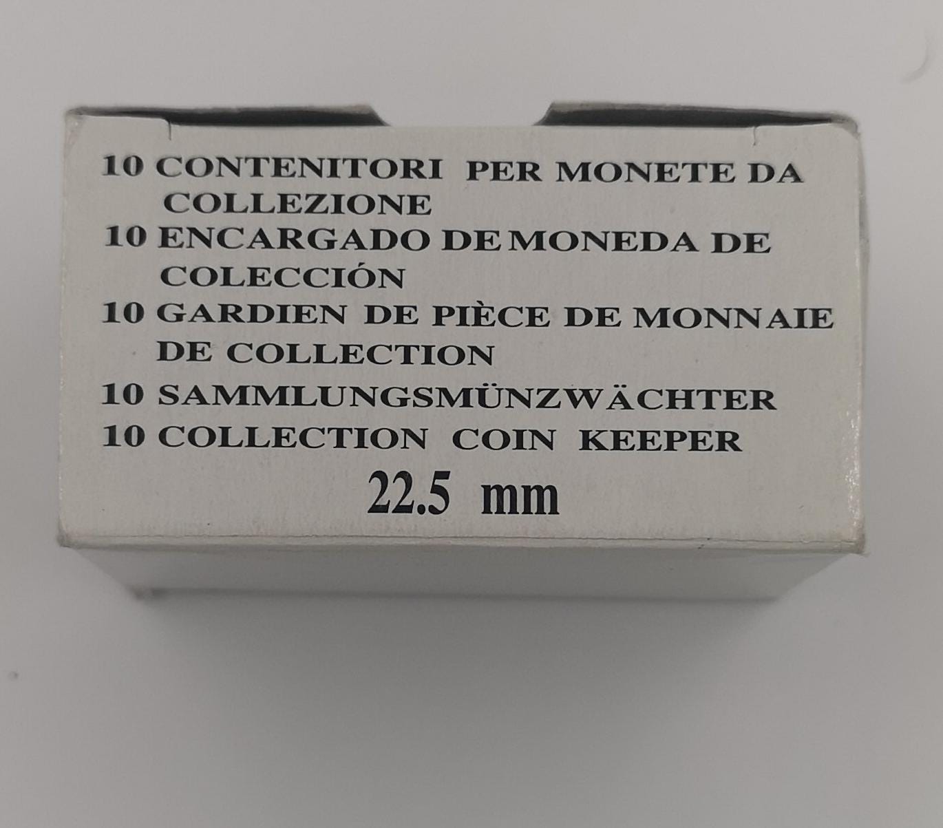 ART. CAPSULE PER MONETE DA mm22,50 (Sterline)