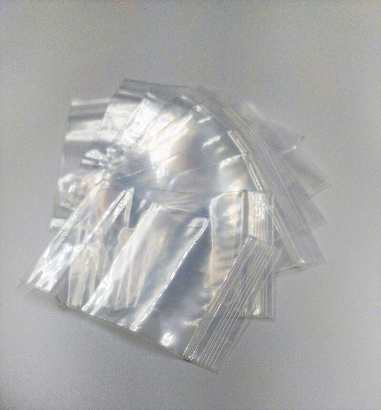 Bustine trasparenti con zip minigrip richiudibile a binario - cm 7*10 - Confezione 1 kg