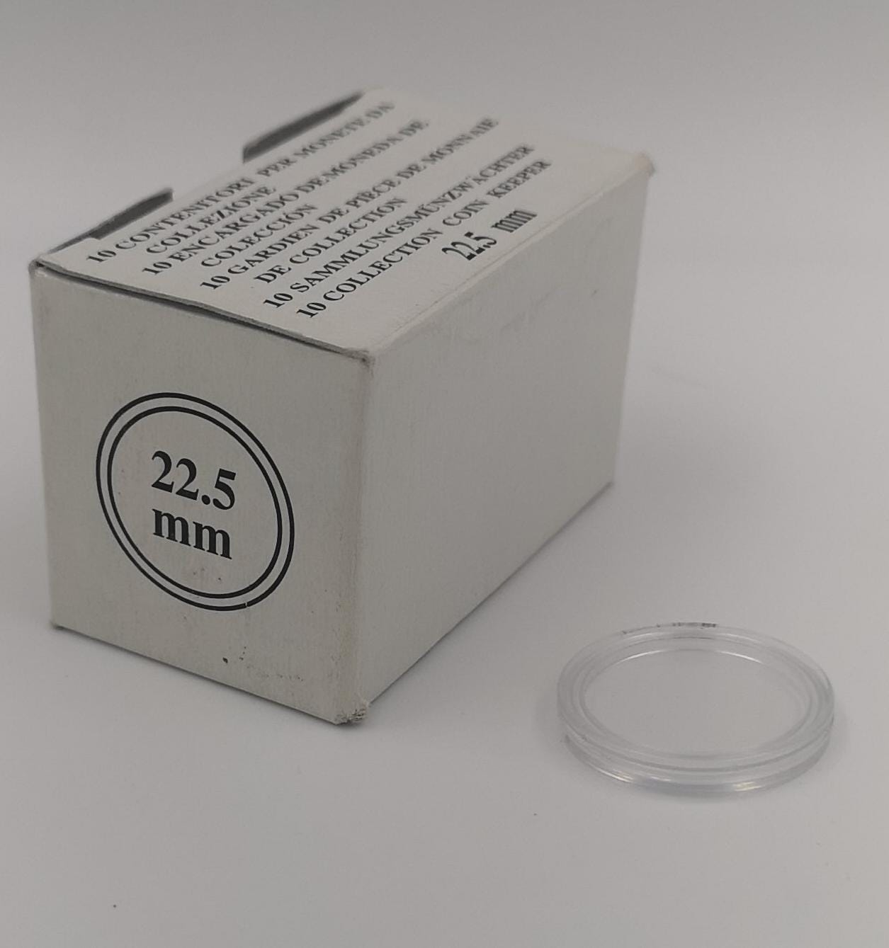 ART. CAPSULE PER MONETE DA mm22,50 (Sterline)