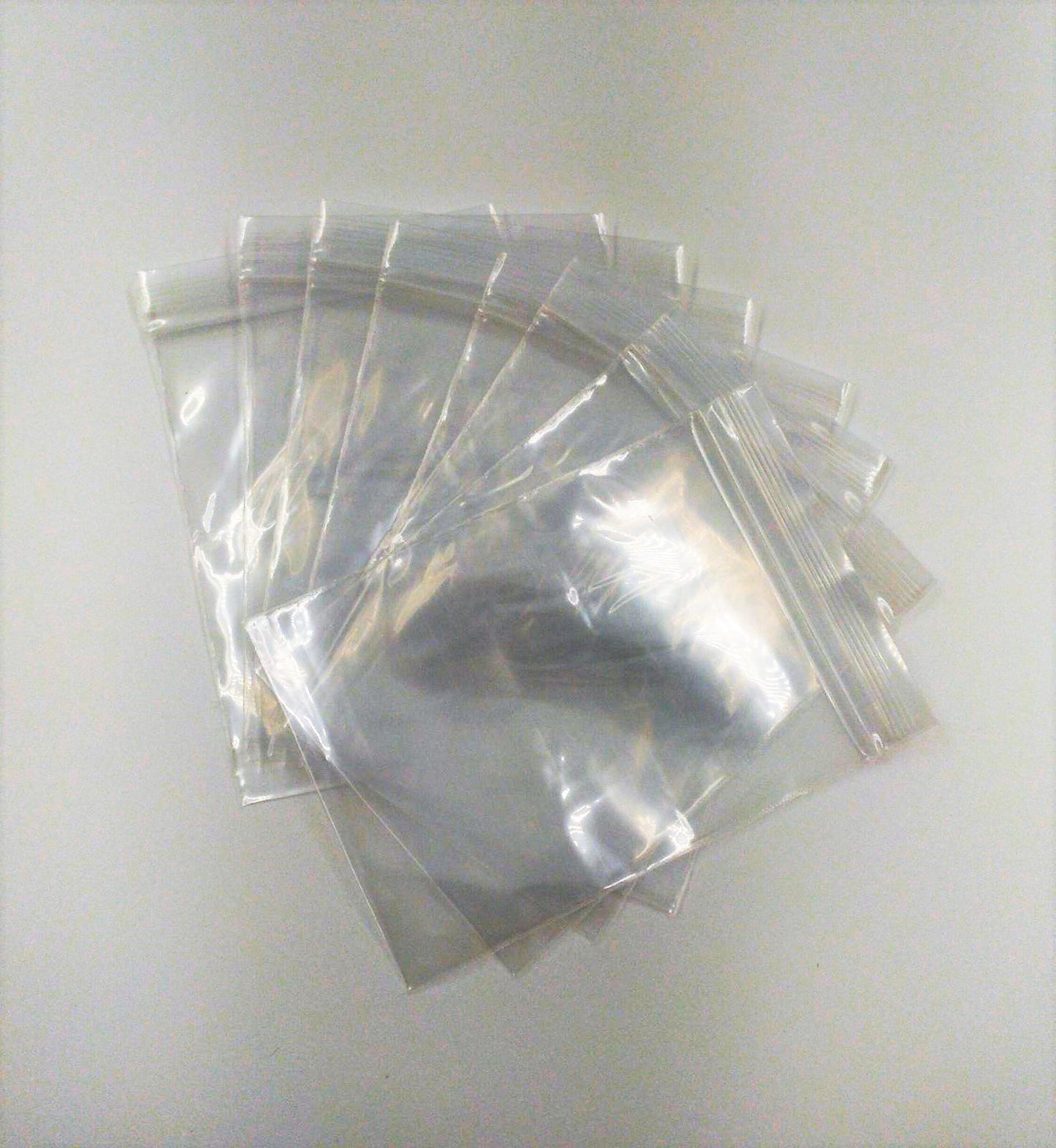 Bustine trasparenti con zip minigrip richiudibile a binario - cm 8*12 - Confezione 1 kg