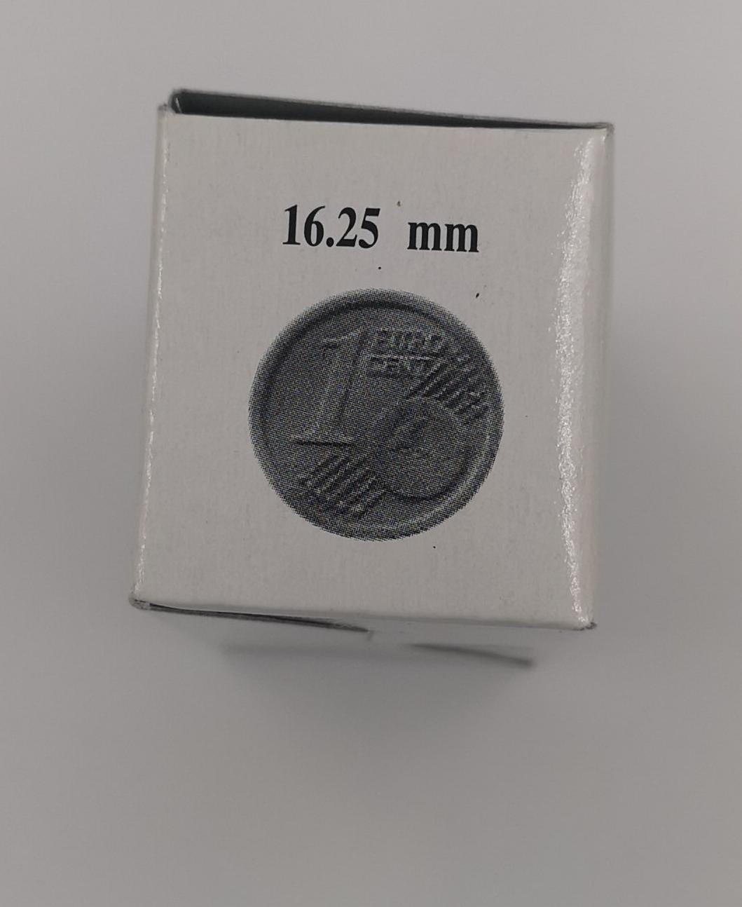 ART. CAPSULE PER MONETE DA 1 cent - mm16,25