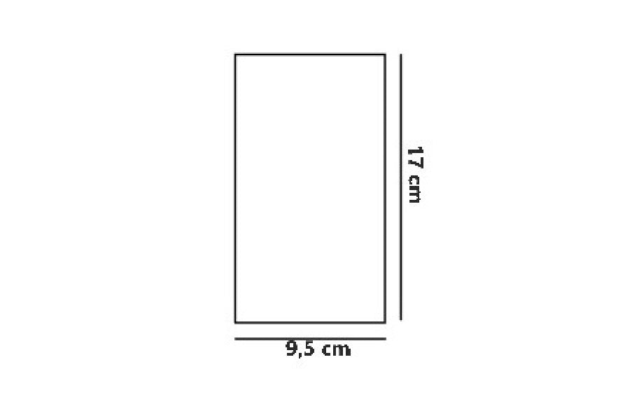 BUSTINE TRASPARENTI SOTTILI SENZA ADESIVO cm 9,5*17 IN CONFEZIONE DA 100PCS