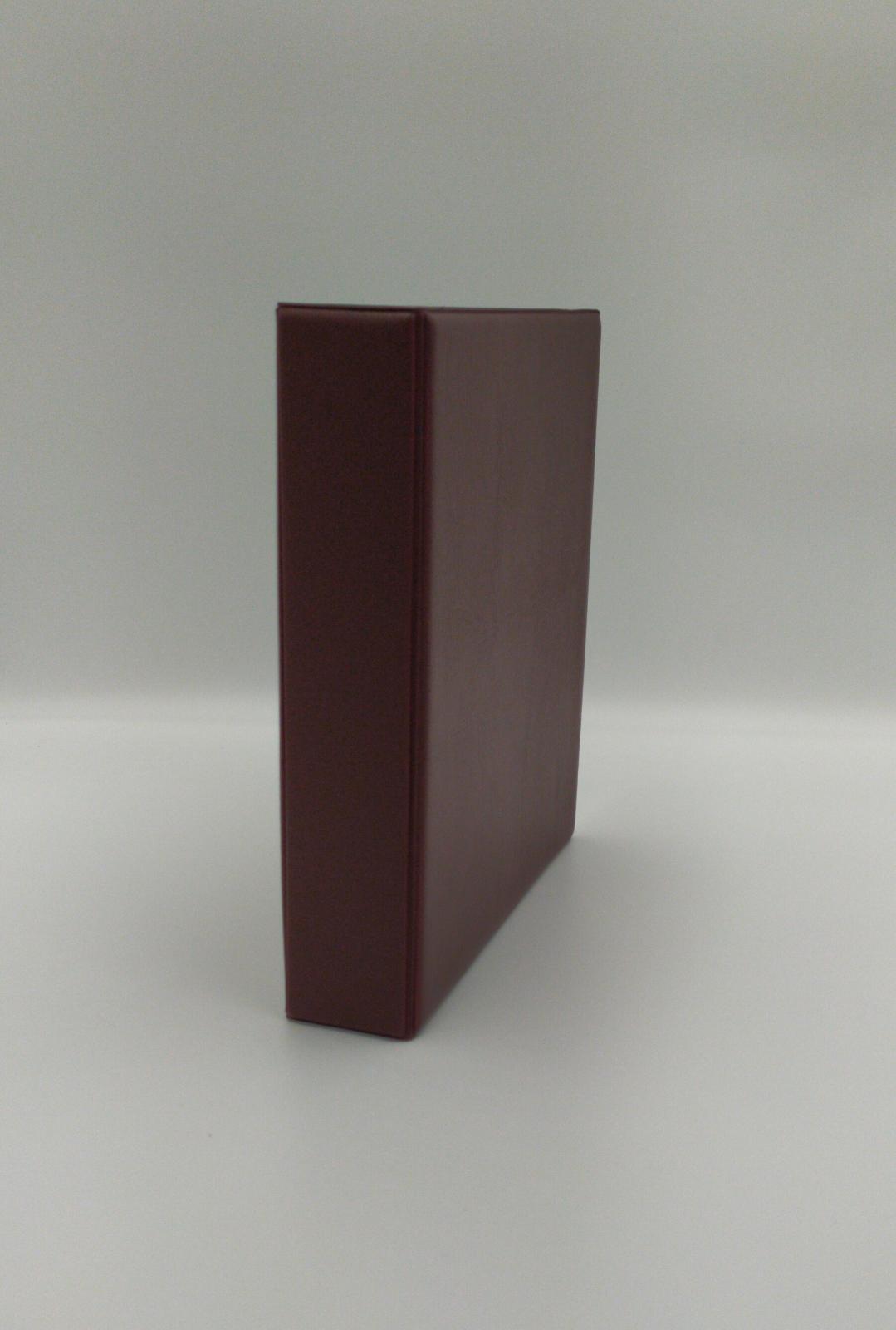 ART. BOOK F2S ROSSO - COPERTINA DORSO GRANDE 21,5*23,5*4,5 PER INSERIRE I FOGLI f1s f2s f3s f4s