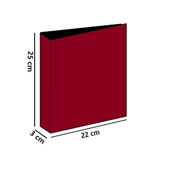 ART. CN ROSSO - COPERTINA DORSO MEDIO 20,5*25*3 SENZA SCRITTA