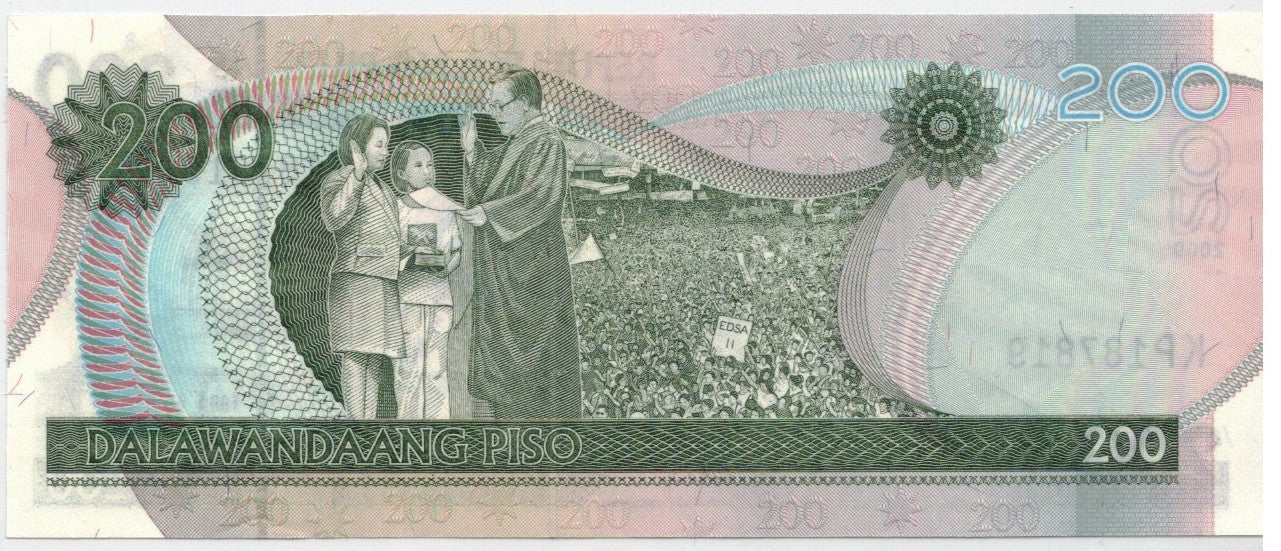 CODE 0013: 200 PISO ARGENTINA CONDIZIONI UNC FDS DATA 2002