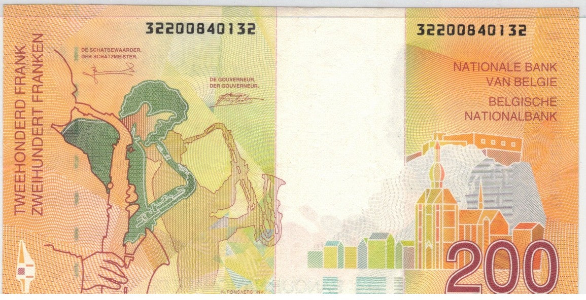 CODE 0032: 200 FRANCHI BELGIO CONDIZIONI XF+ SPL+ DATA 1994