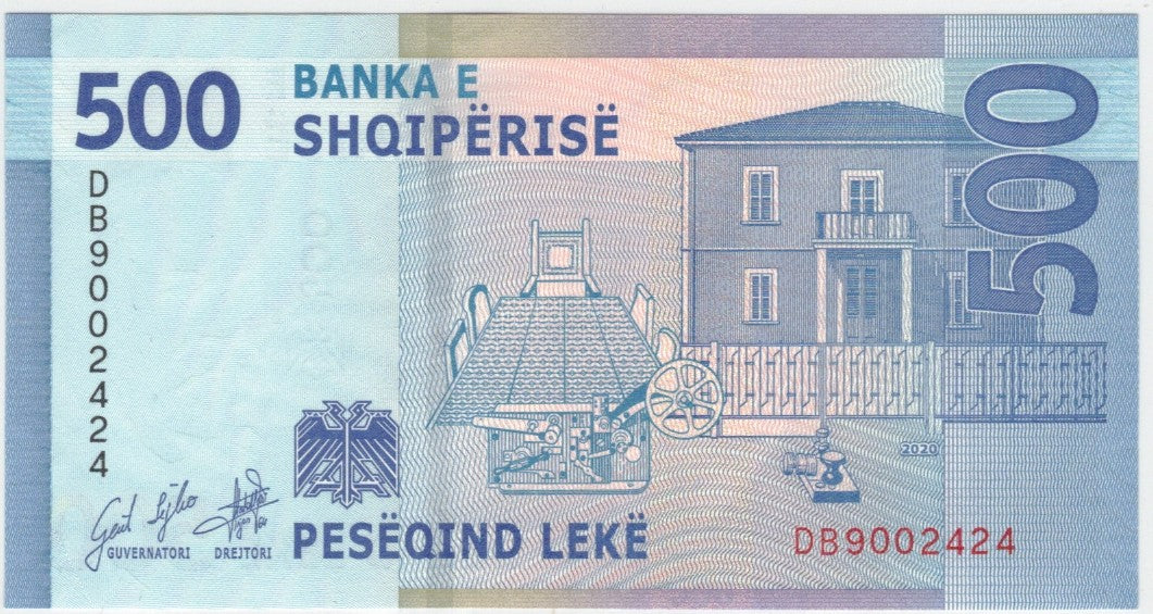 CODE 0034: 500 LEKE ALBANIA CONDIZIONI UNC FDS DATA 2020