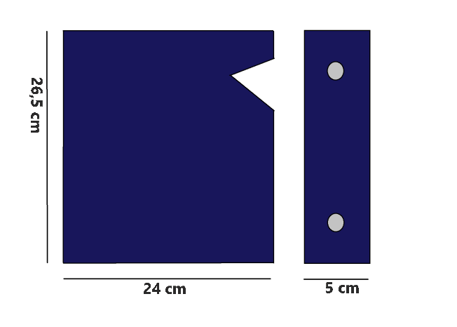 ART. CUS CDG BLU - CUSTODIA PER INSERIRE COPERTINE CDG