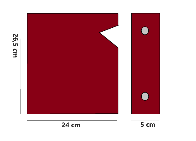 ART. CUS CDG ROSSO - CUSTODIA PER INSERIRE COPERTINE CDG