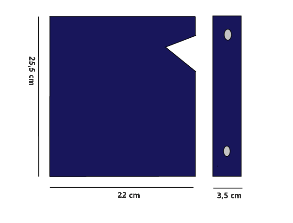 ART. CUS CN BLU - CUSTODIA PER INSERIRE COPERTINE CN