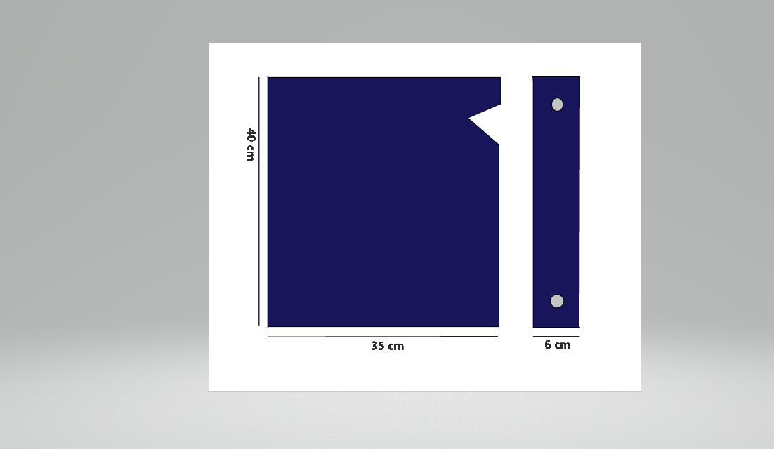 ART. CUS CS BLU - CUSTODIA GRANDE PER INSERIRE COPERTINA DELLA RACCOLTA DI SANTINI