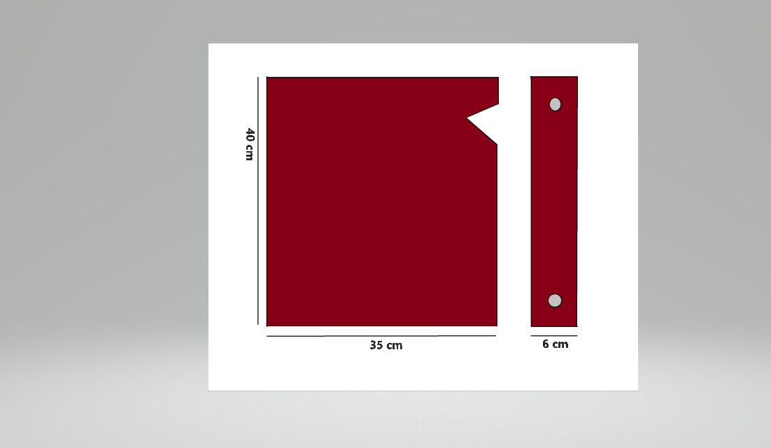 ART. CUS CS ROSSO - CUSTODIA GRANDE PER INSERIRE COPERTINA DELLA RACCOLTA DI SANTINI
