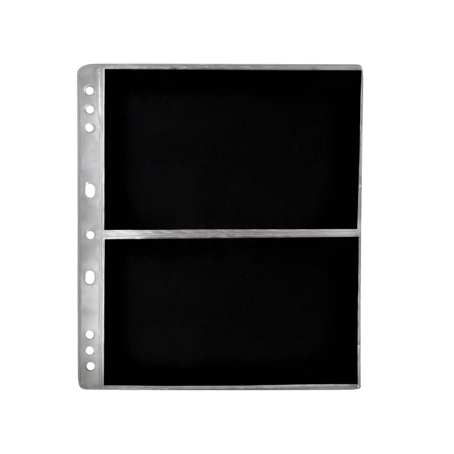 ART. F2 ALTO - CONFEZIONE DI 10 FOGLI A 2 TASCHE APERTURA ALTO IN PVC SENZA PLASTIFICANTE 20,5*25