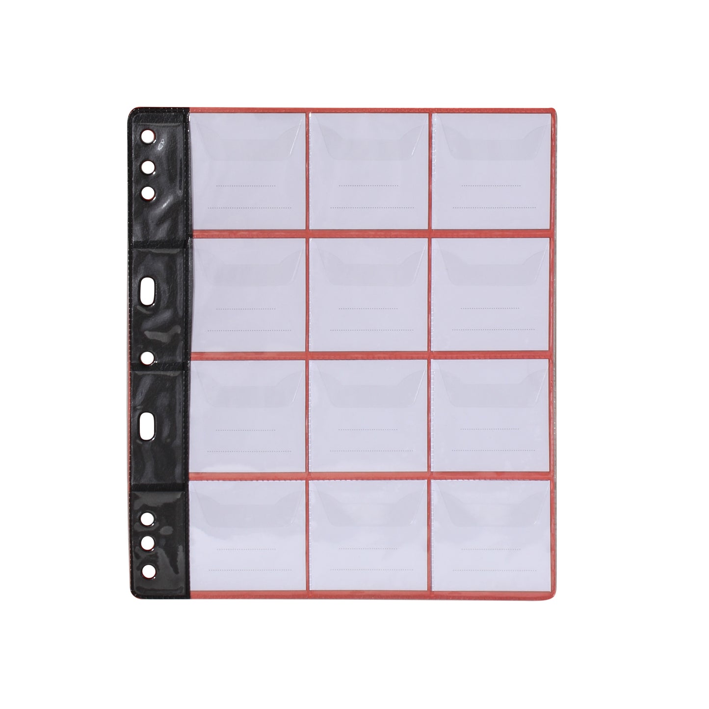 ART. FMG12 - FOGLI PER MONETE  A 12 CASELLE