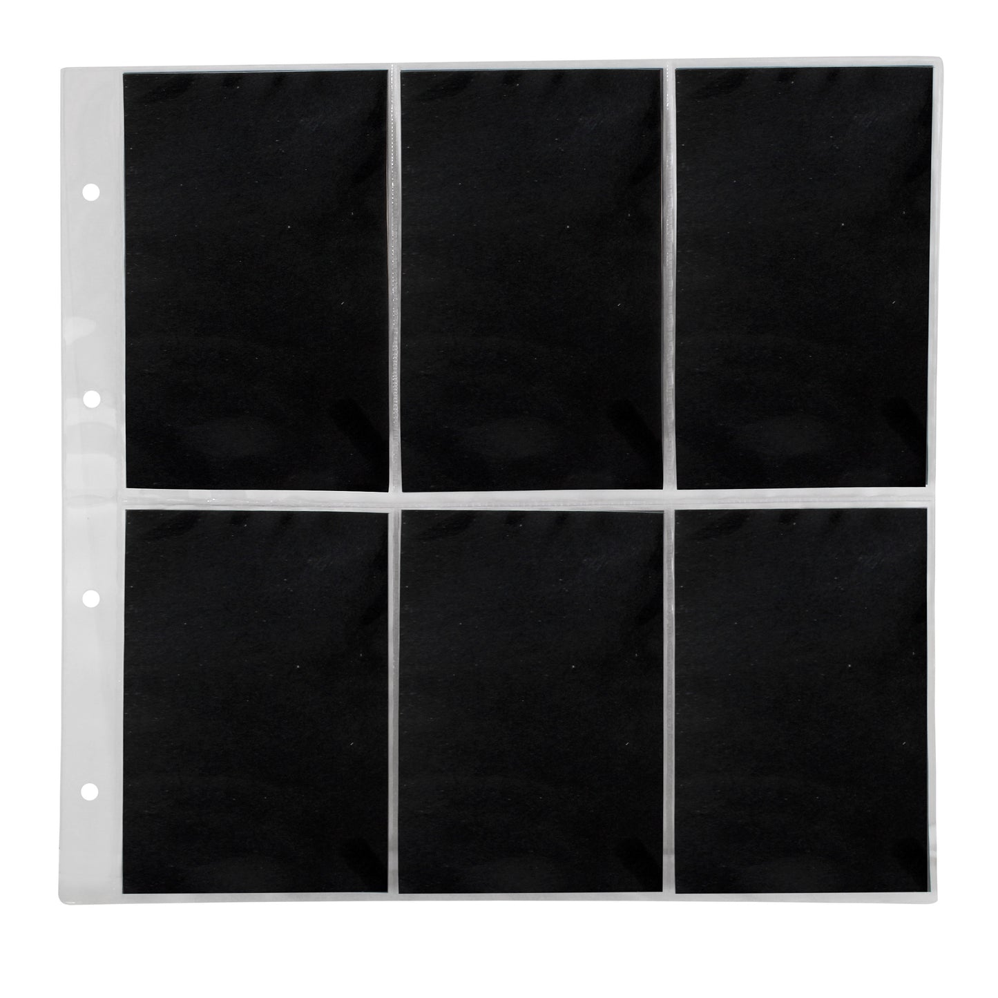 ART. FCGV - 10 FOGLI VERTICALI PER RACCOGLITORE CARTOLINE GIGANTE 35*33,5